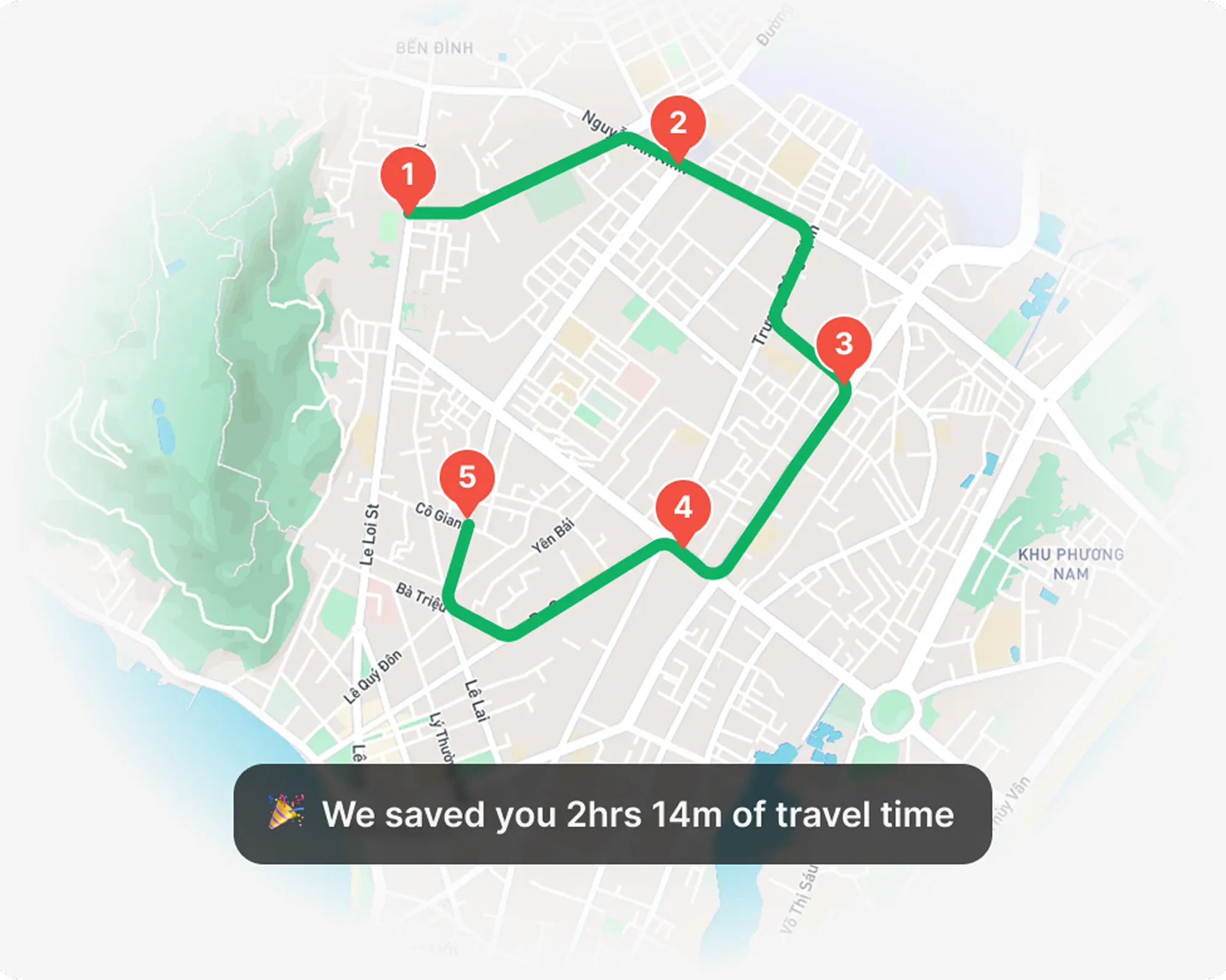 Holicay - Route Optimization